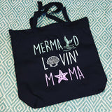 MERMAID MAMA ZIP TOTE