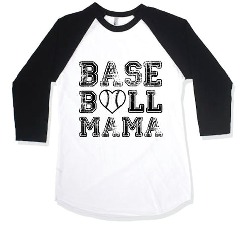 BASEBALL MAMA RAGLAN