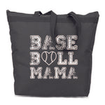 BASEBALL MAMA ZIP TOTE