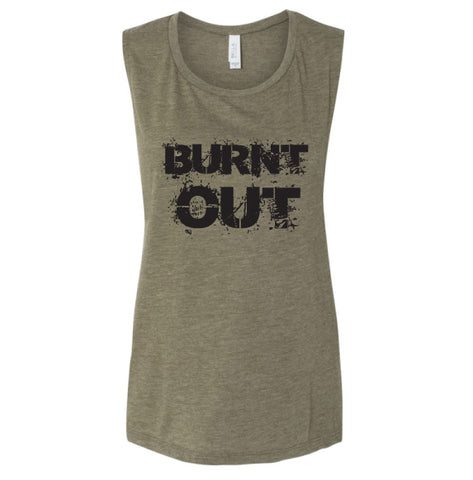 BURNT OUT MUSCLE TANK