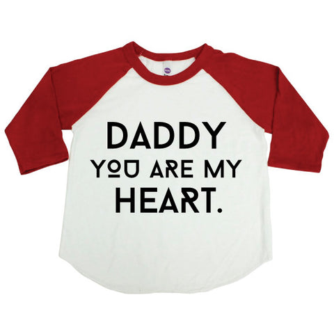 DADDY HEART RAGLAN