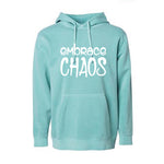 EMBRACE CHAOS MINT HOODIE