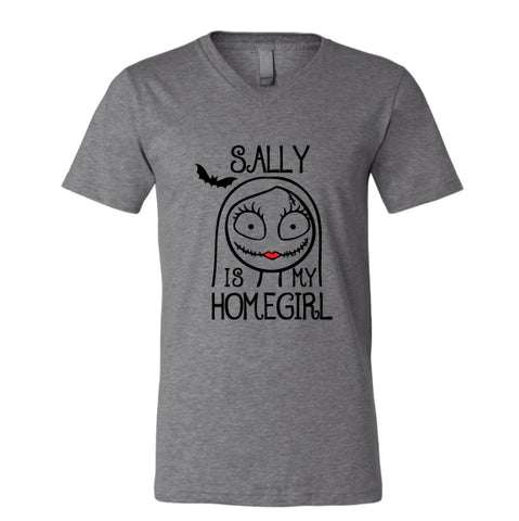 SALLY HOMEGIRL V-NECK TEE