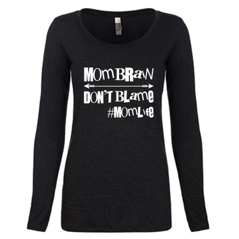 MOM BRAIN L/S TEE