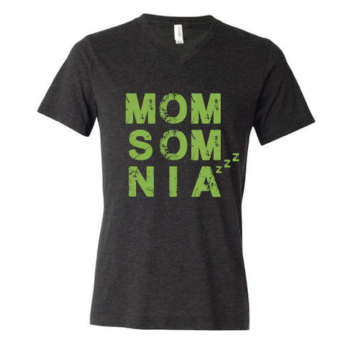 MOMSOMNIA V-NECK TEE