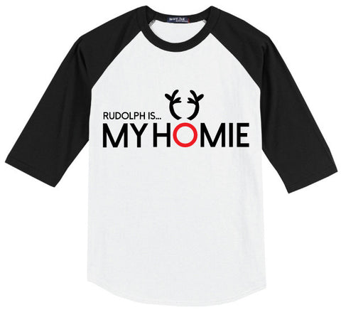 RUDOLPH HOMIE RAGLAN