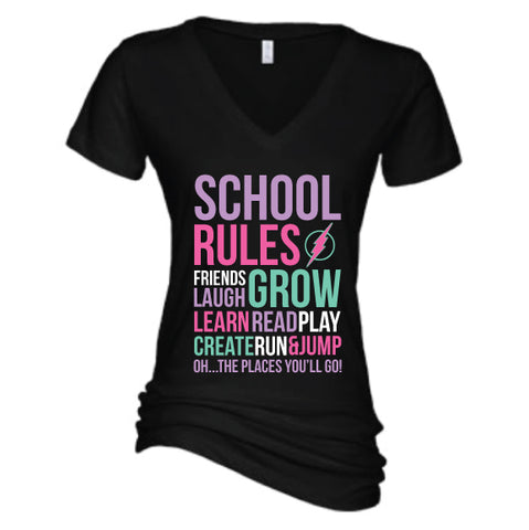 SCHOOL RULES CHALK TEE