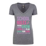 SCHOOL RULES ADULT TEE