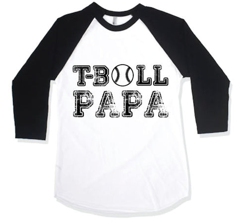 T-BALL PAPA RAGLAN