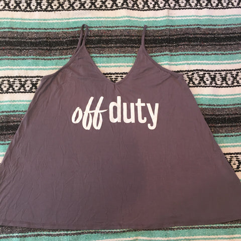 OFF DUTY FLOWY TANK